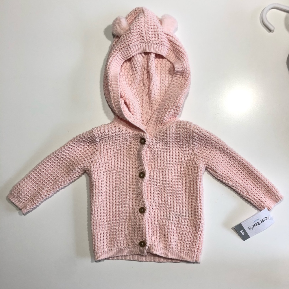 Carter’s Knitted Hood Cardigan Sweater